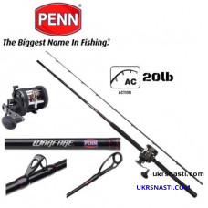 Набор лодочный PENN Warfare Braid Combo длина 2.10 м тест 20lb